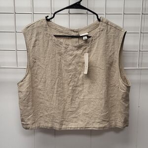 NWT, a new day Women's Tan Sleeveless Tank Top, XL